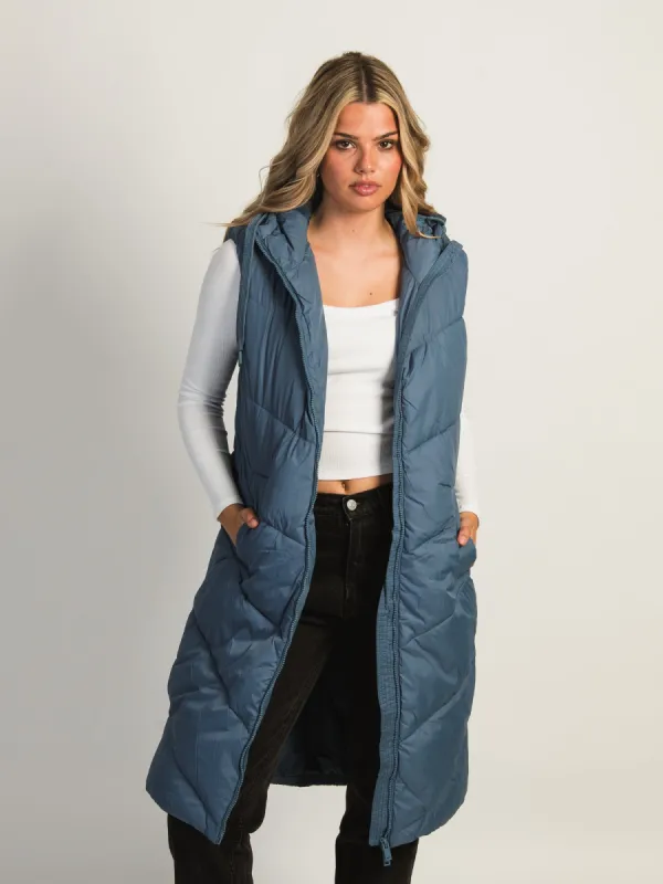 B.YOUNG BOMINA LONG VEST WITH HOODIE sold by Boathouse