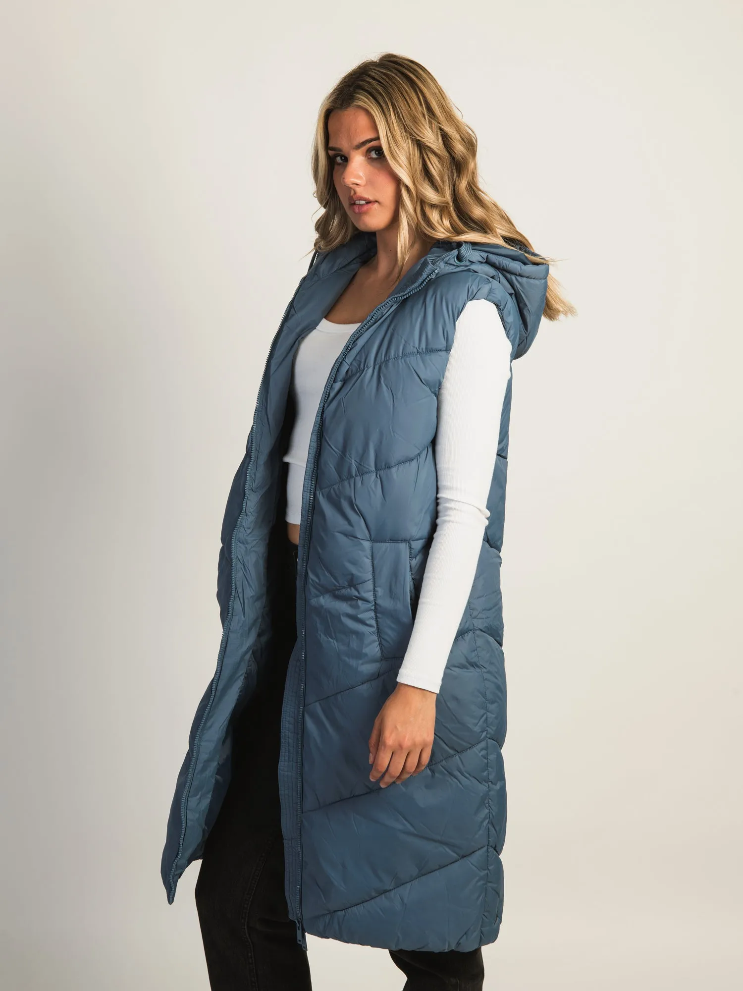 B.YOUNG BOMINA LONG VEST WITH HOODIE sold by Boathouse product image thumbnail 2