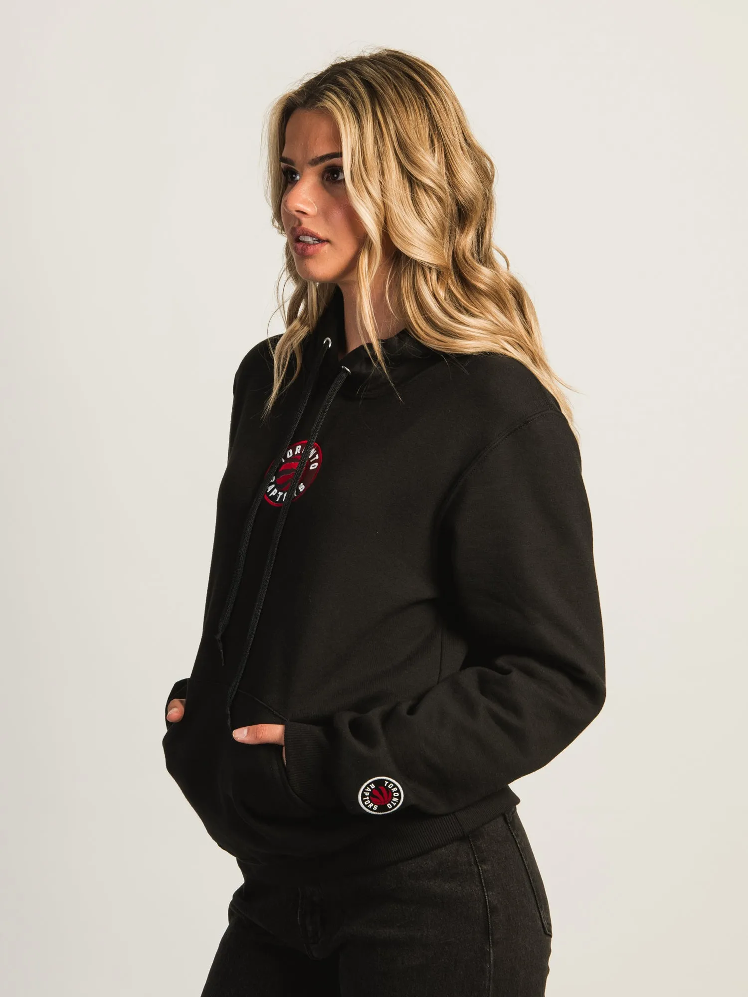 NBA TORONTO RAPTORS GRADIENT EMBROIDERED HOODIE sold by Boathouse product image thumbnail 3