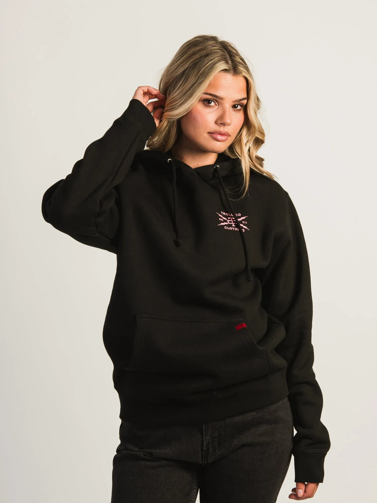 TROLL CO. PAY ME PULLOVER HOODIE sold by Boathouse product image thumbnail 2