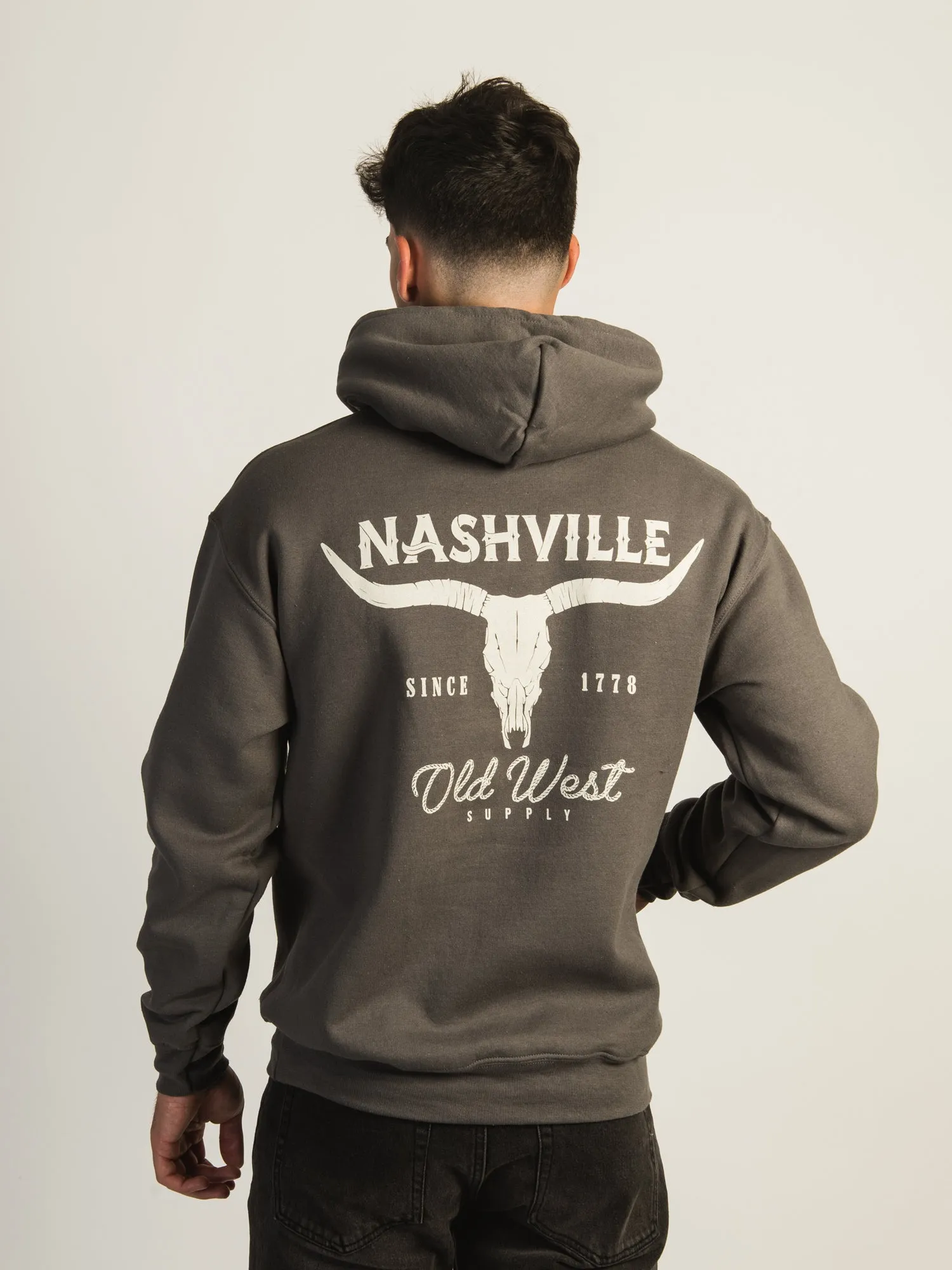 NASHVILLE OLD WEST PULLOVER HOODIE sold by Boathouse