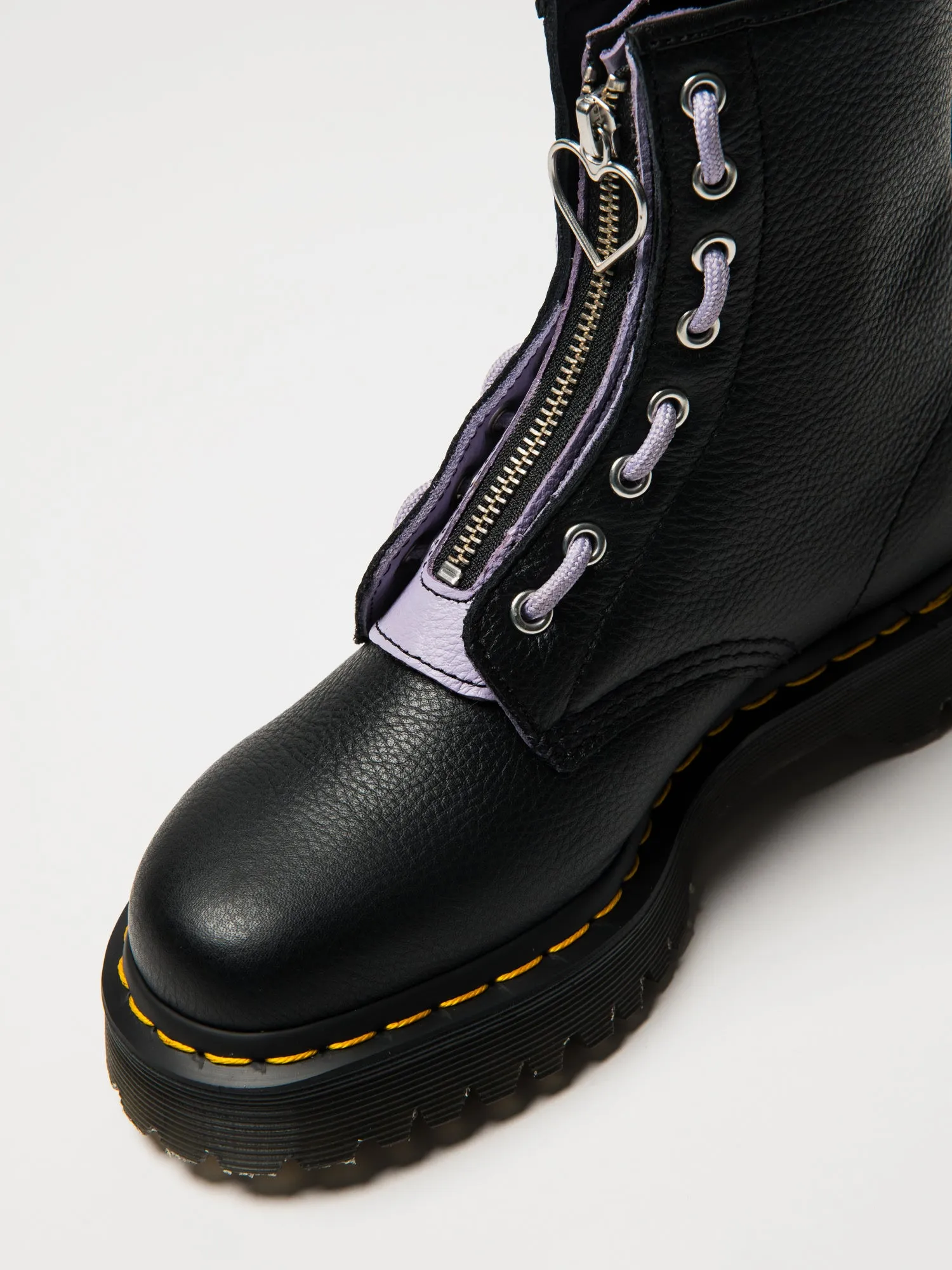 WOMENS DR MARTENS 1460 ZIP HEART VIRGINIA BOOTS sold by Boathouse product image thumbnail 4