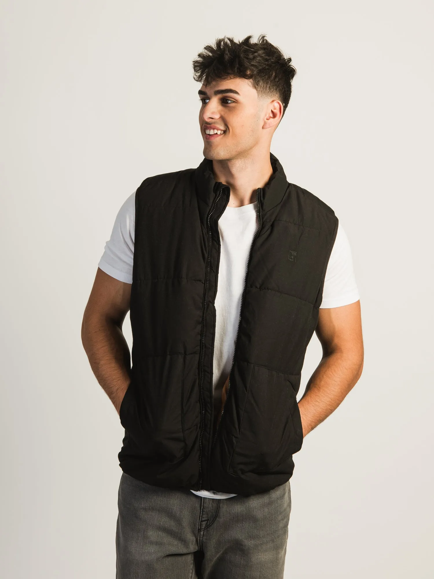 BLEND PUFFER VEST - BLACK sold by Boathouse product image thumbnail 4