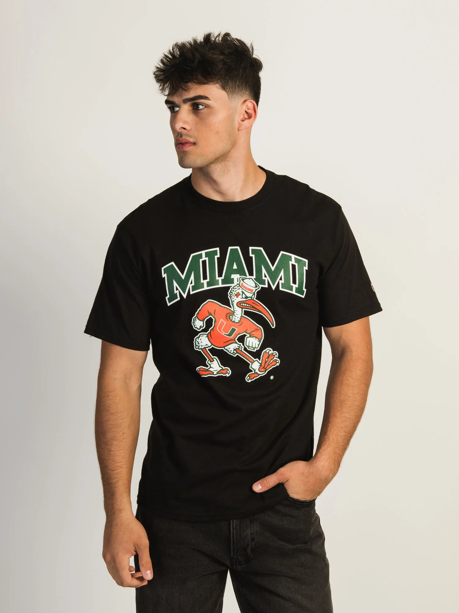 NCAA MIAMI U MASCOT T-SHIRT sold by Boathouse