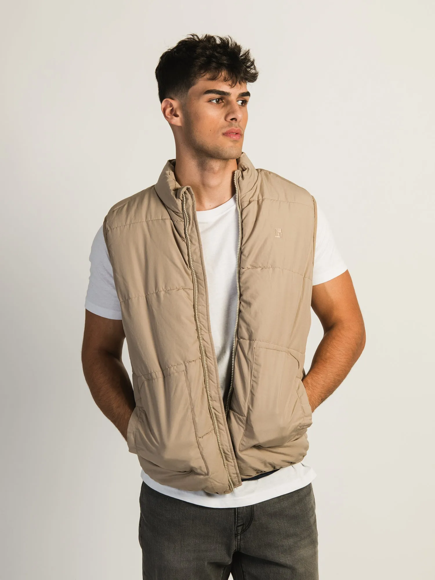 BLEND PUFFER VEST sold by Boathouse