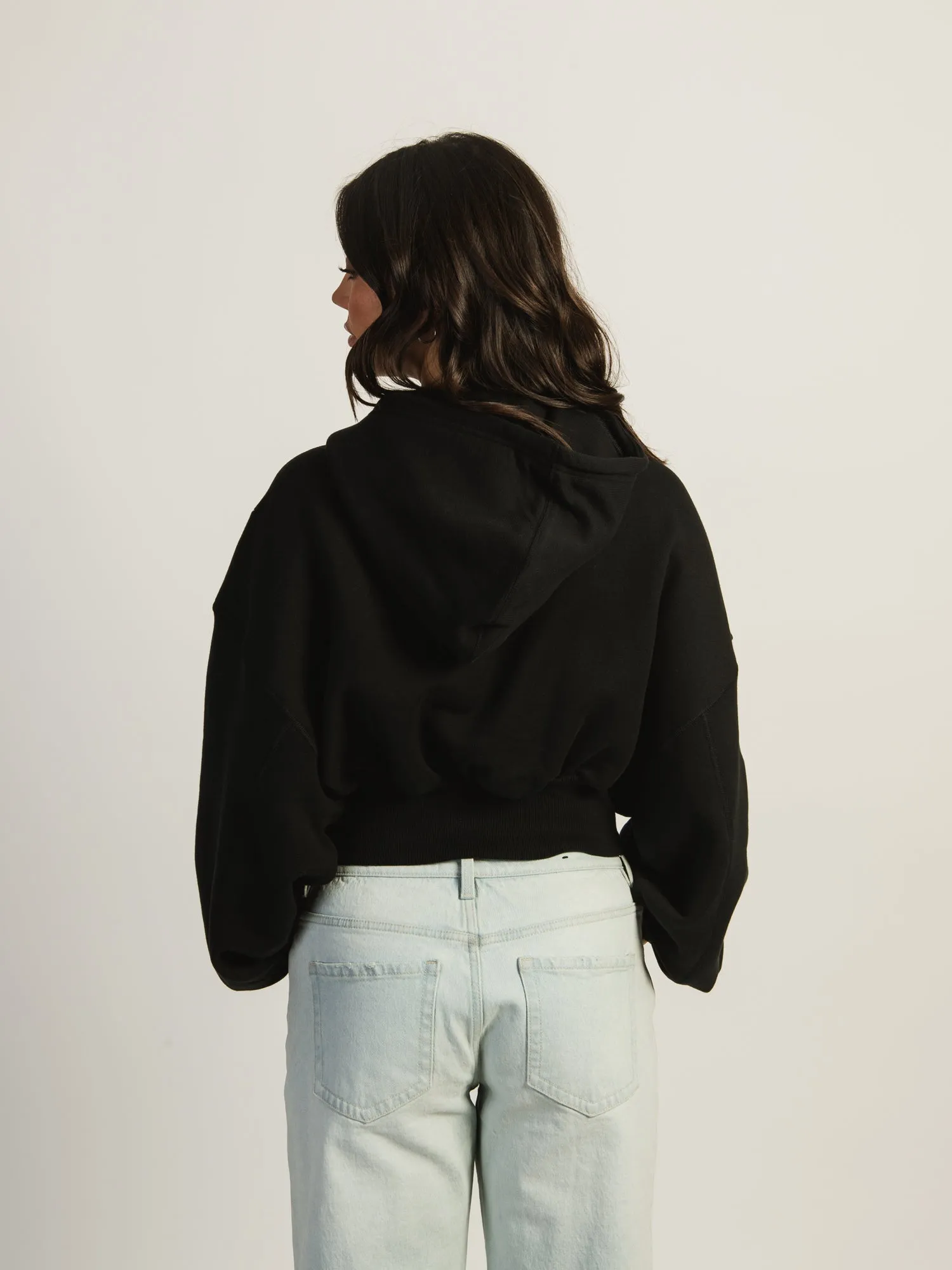 NIKE SPORTSWEAR CROP FLEECE HOODIE sold by Boathouse product image thumbnail 3