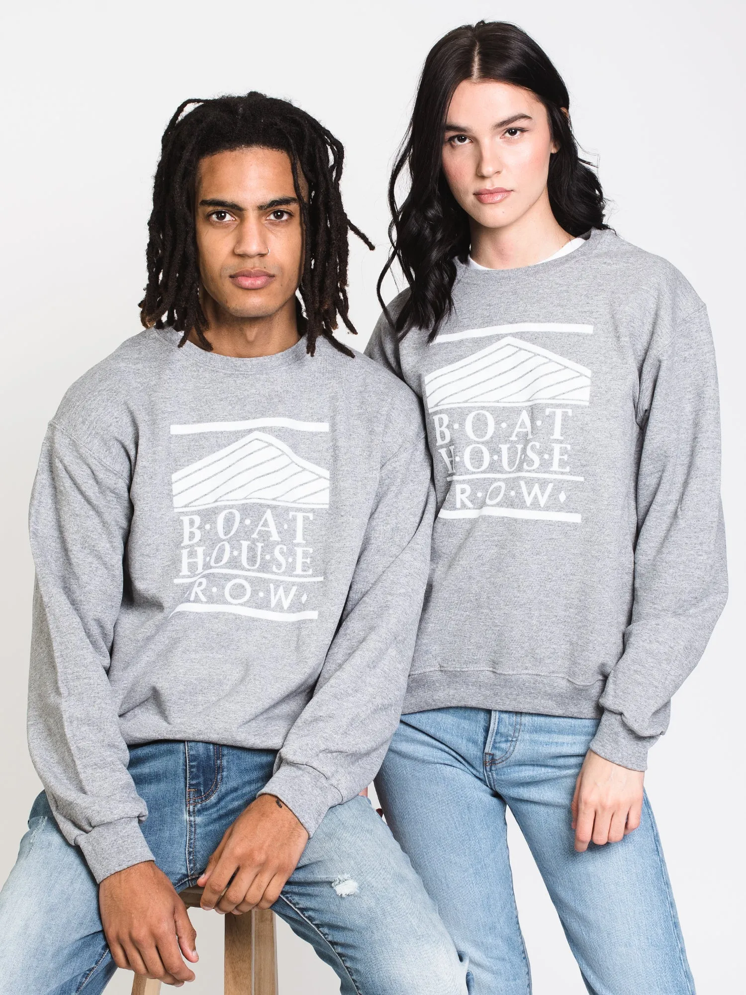 BOATHOUSE RETRO BH LOGO FLOCK - OX GREY - CLEARANCE sold by Boathouse