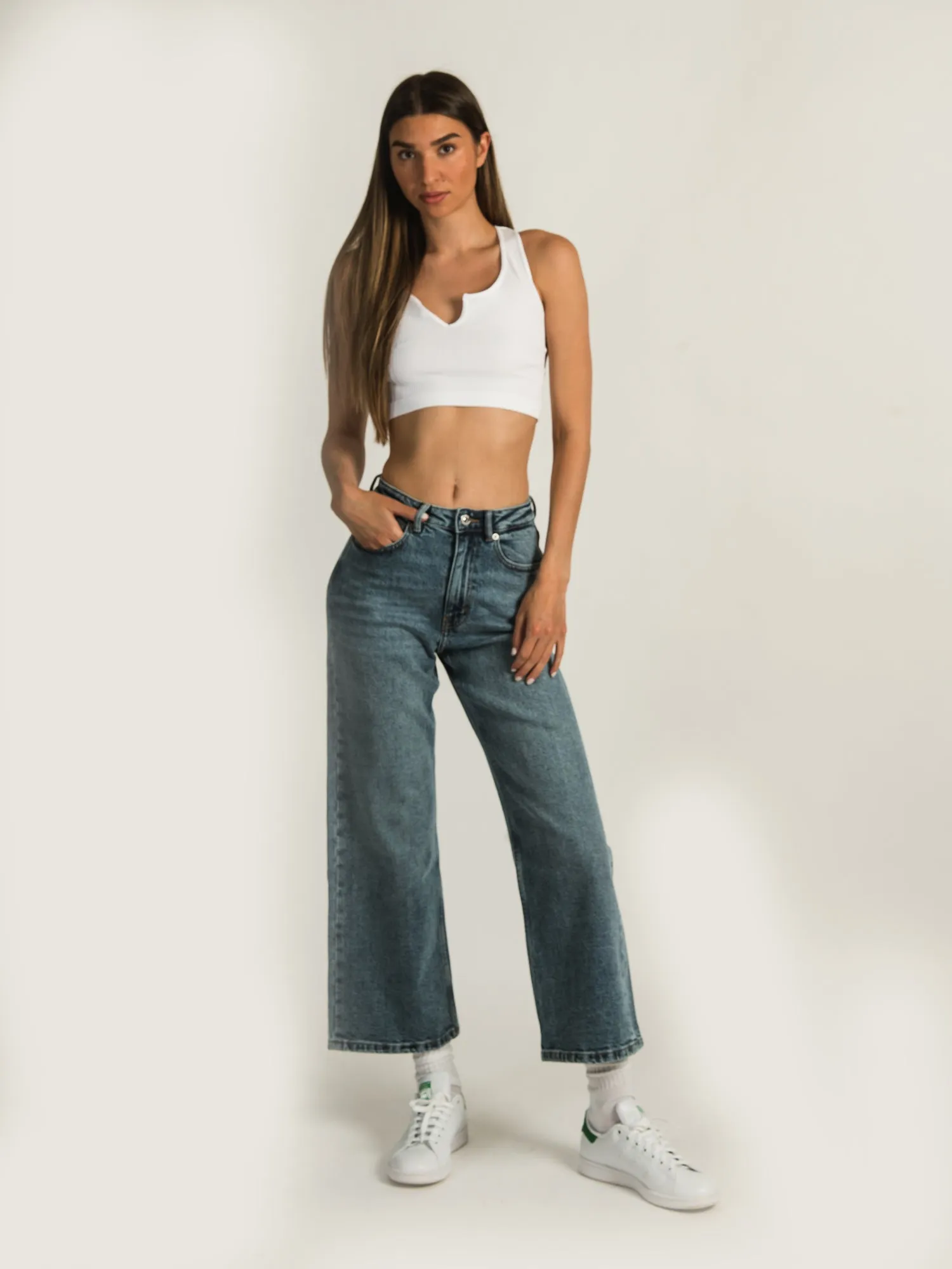 ONLY JUICEY HIGH WAIST WIDE LEG JEAN - CLEARANCE sold by Boathouse