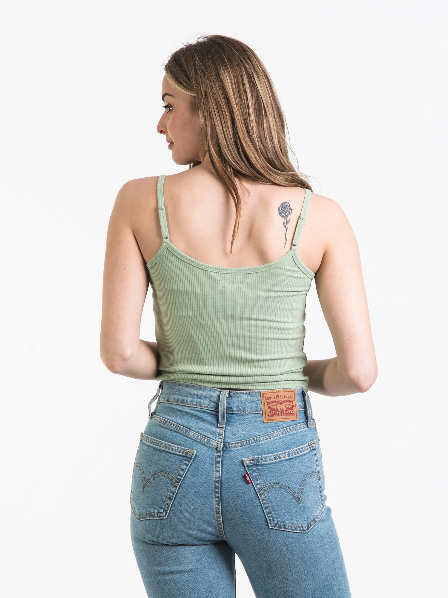 HARLOW SHIRRED RIB TANK - CLEARANCE sold by Boathouse product image thumbnail 2