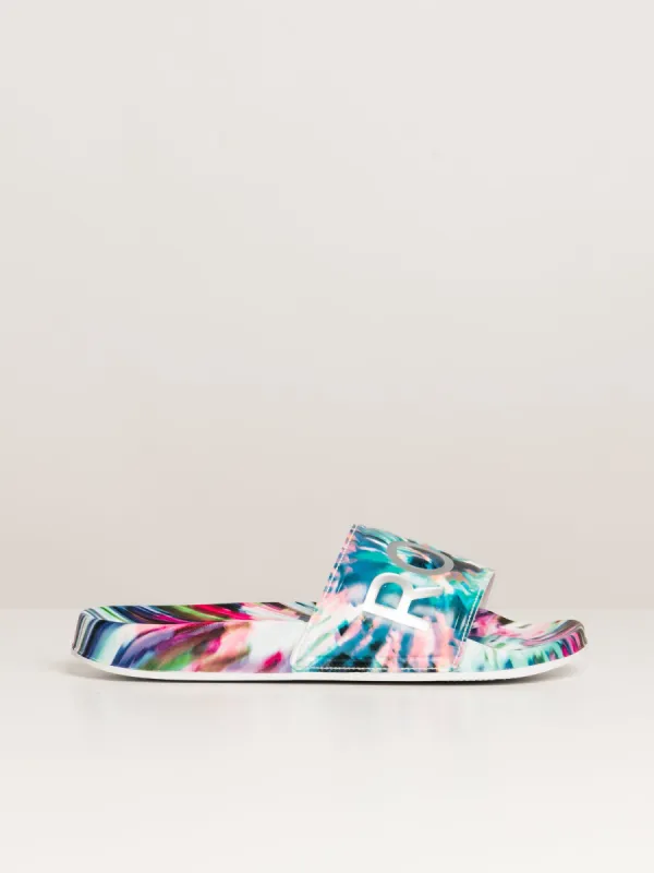 WOMENS ROXY SLIPPY PRINT SLIDE SANDAL - CLEARANCE sold by Boathouse