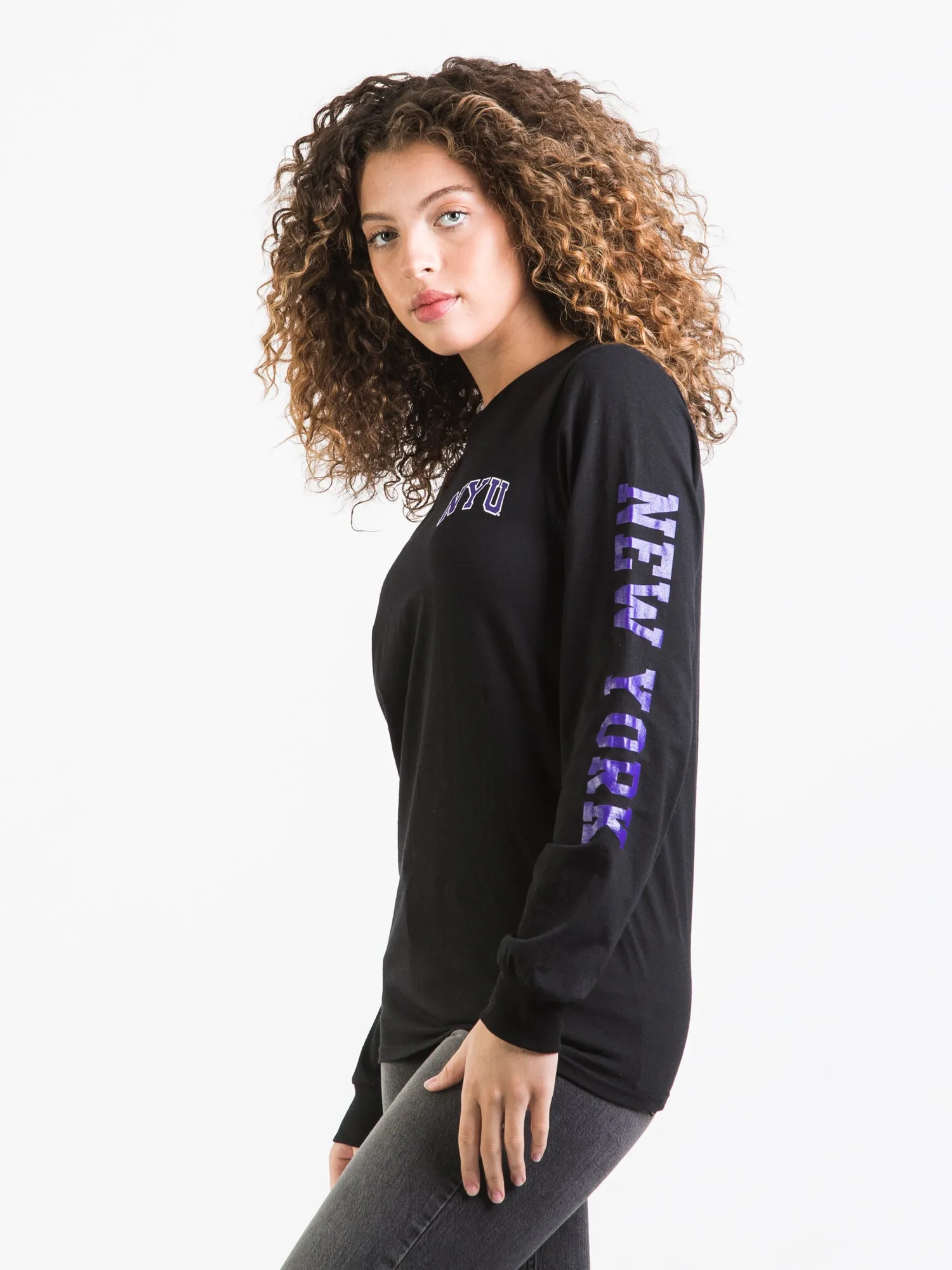 RUSSELL NYU LONG SLEEVE TEE - CLEARANCE sold by Boathouse product image thumbnail 4