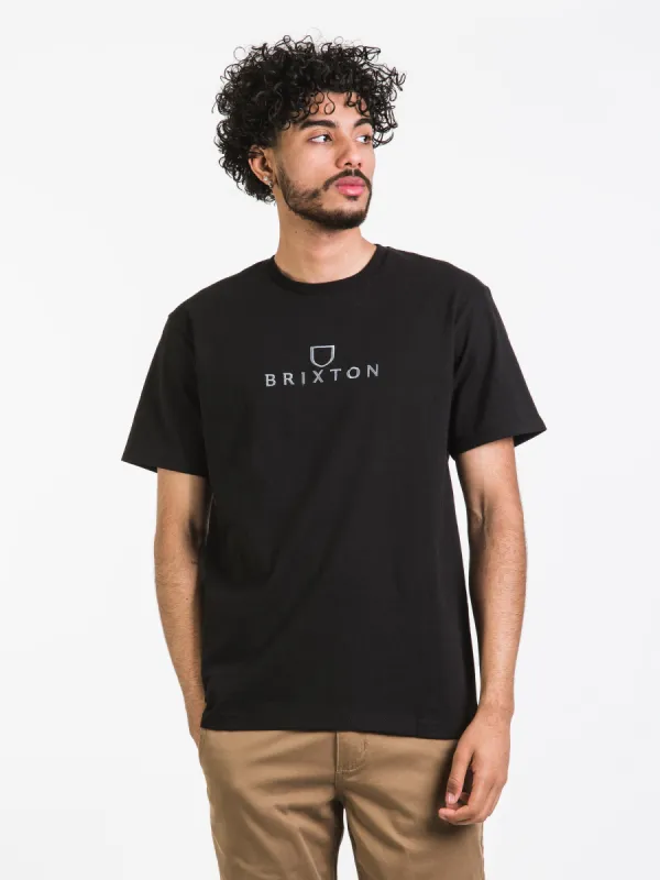 BRIXTON ALPHA THREAD SHORT SLEEVE EMBROIDERED TEE - CLEARANCE sold by Boathouse