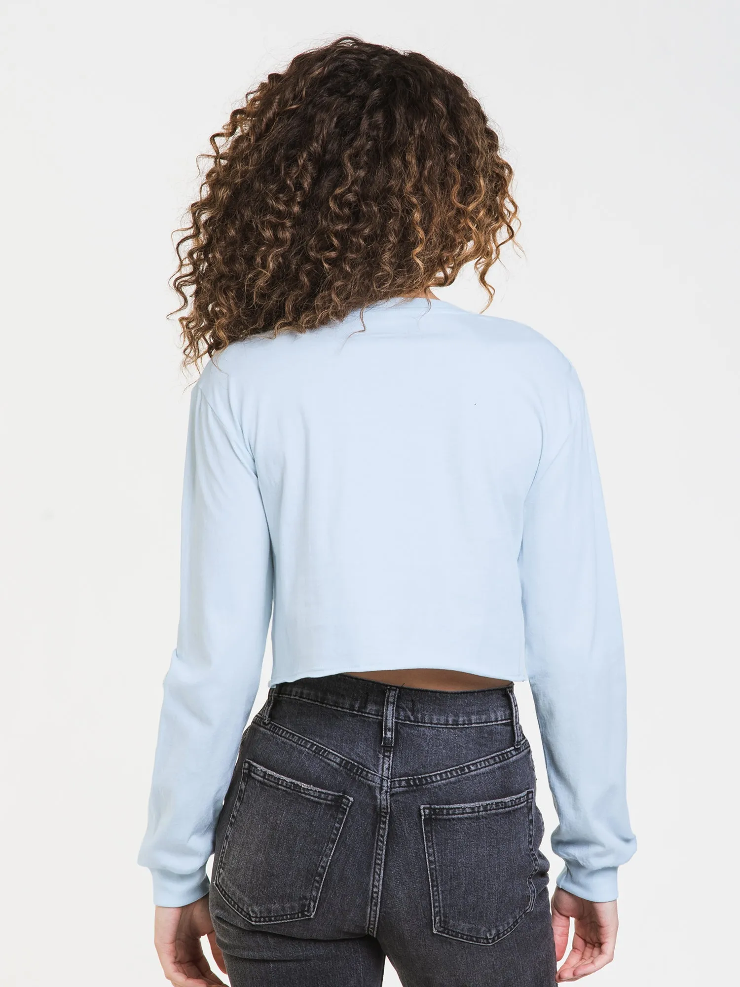 HARLOW AMBER CROPPED EMBROIDERED CREWNECK SWEATER - CLEARANCE sold by Boathouse product image thumbnail 2