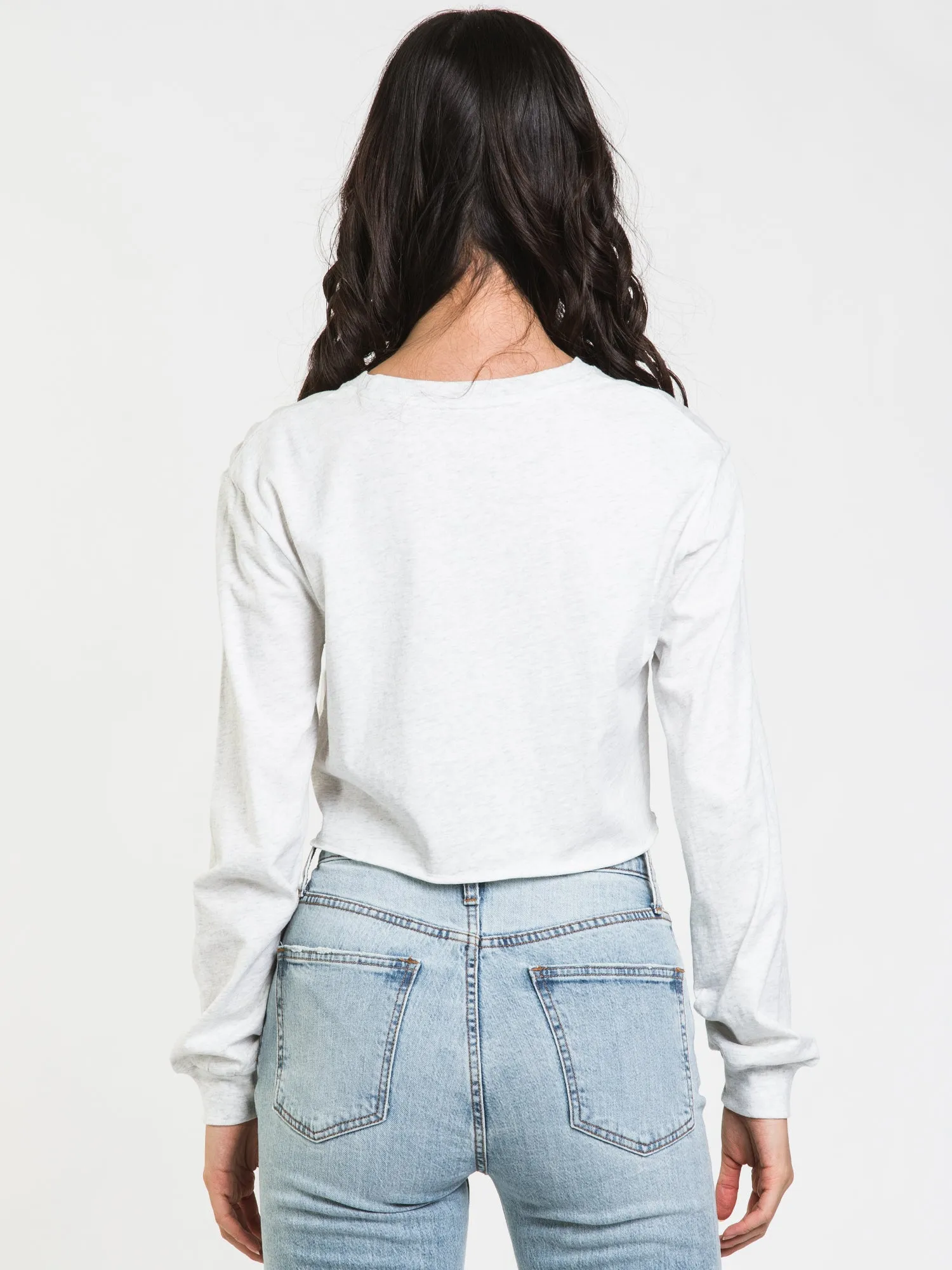 HARLOW AMBER CROPPED EMBROIDERED CREWNECK SWEATER - CLEARANCE sold by Boathouse product image thumbnail 2