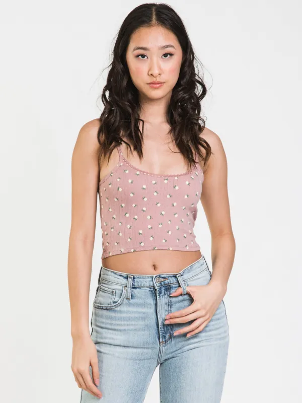 HARLOW KIKI POINTELLE DITSY Tank Top - CLEARANCE sold by Boathouse