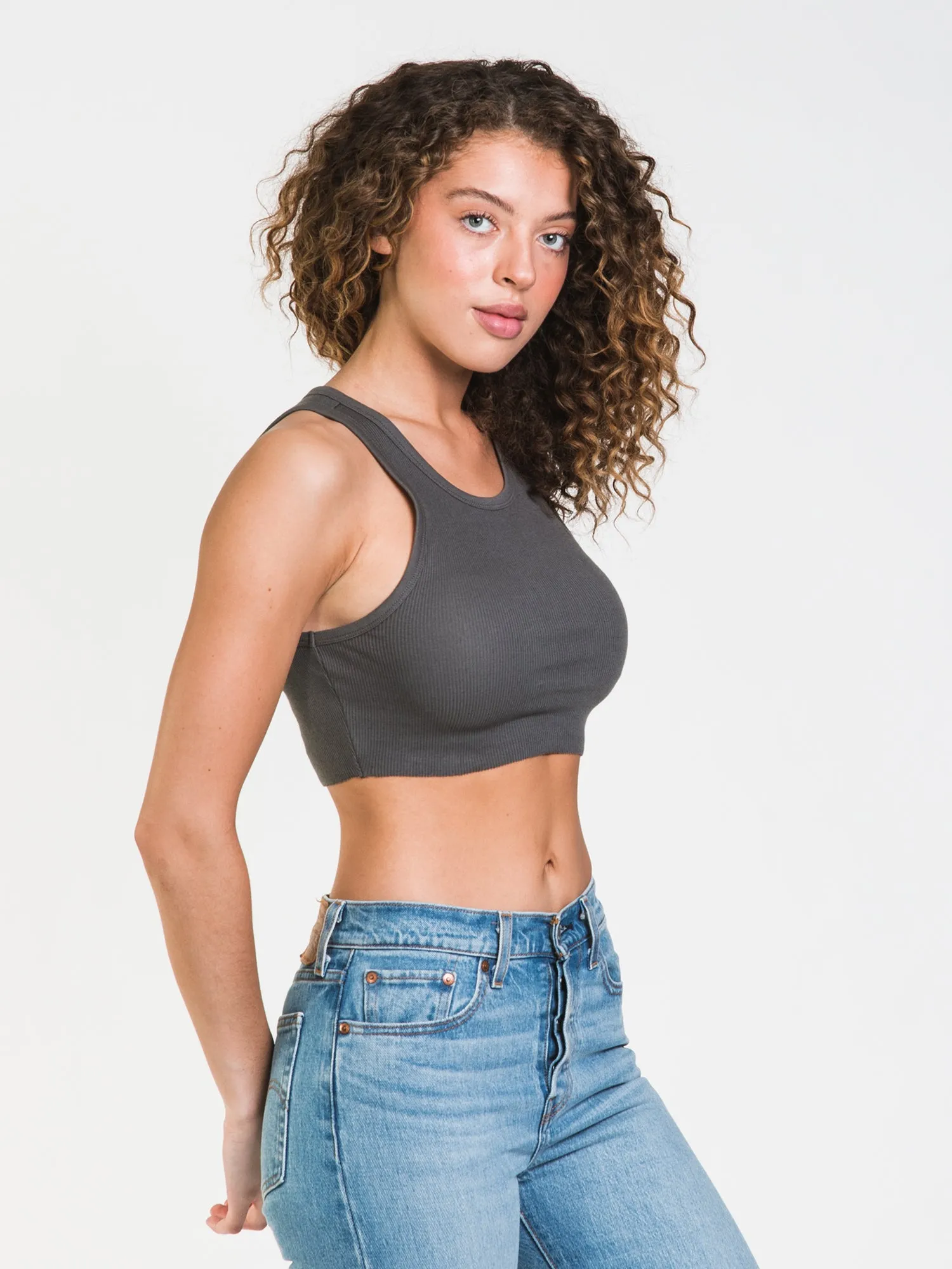 HARLOW HIGH NECK Tank Top - CLEARANCE sold by Boathouse product image thumbnail 3