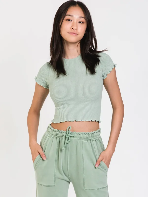 HARLOW ALLIE RIBBED TEE - CLEARANCE sold by Boathouse