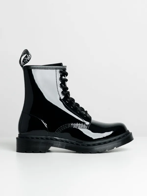 WOMENS DR MARTENS 1460 MONO PATENT LAMPER BOOT - CLEARANCE sold by Boathouse