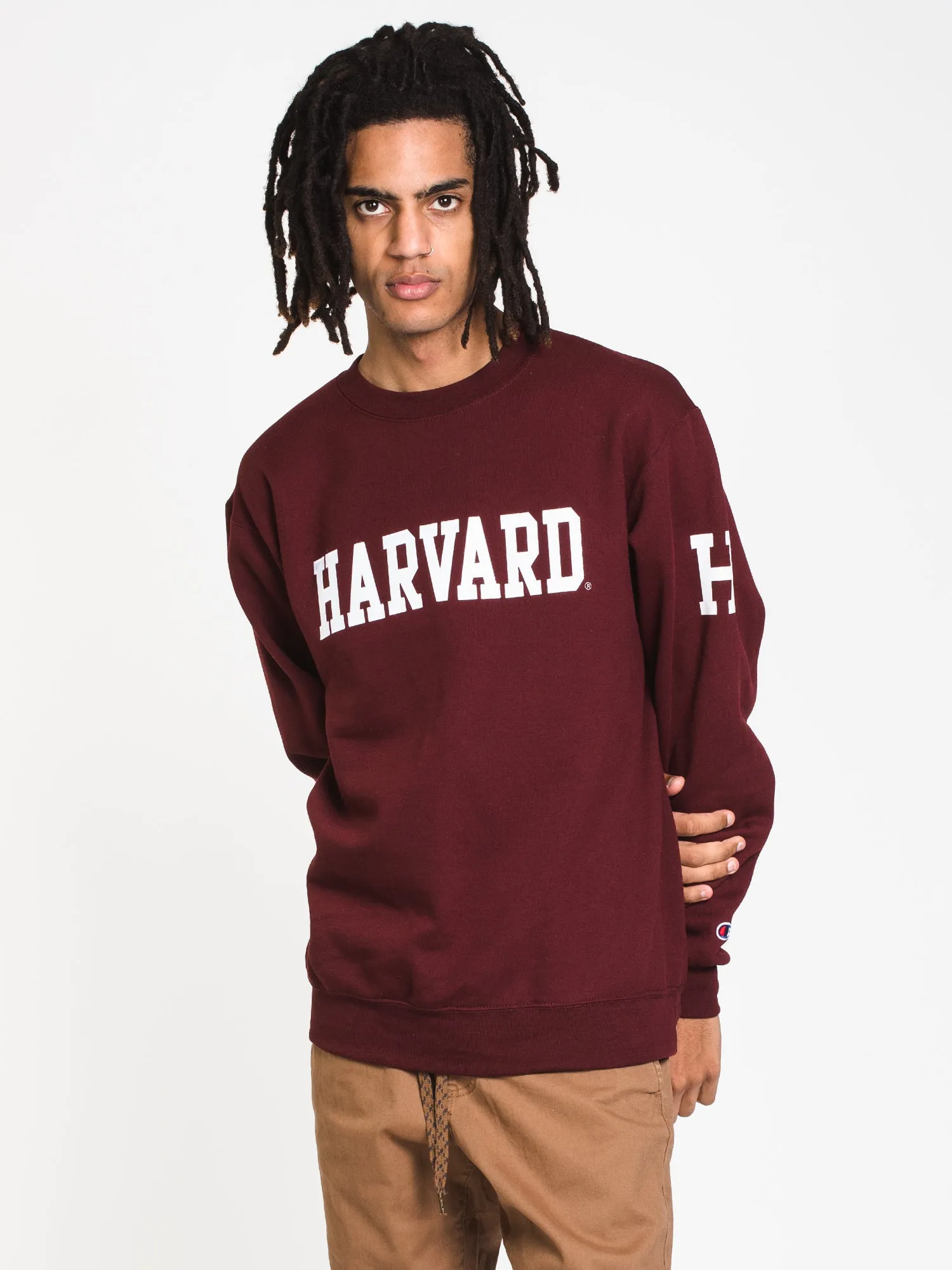 CHAMPION ECO POWERBLEND HARVARD UNIVERSITY CREWNECK SWEATER - CLEARANCE sold by Boathouse product image thumbnail 2