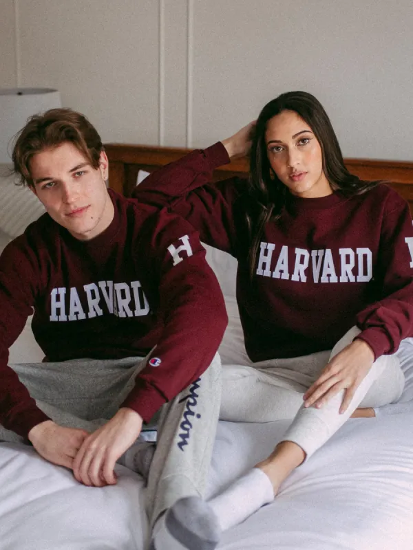 CHAMPION ECO POWERBLEND HARVARD UNIVERSITY CREWNECK SWEATER  - CLEARANCE sold by Boathouse