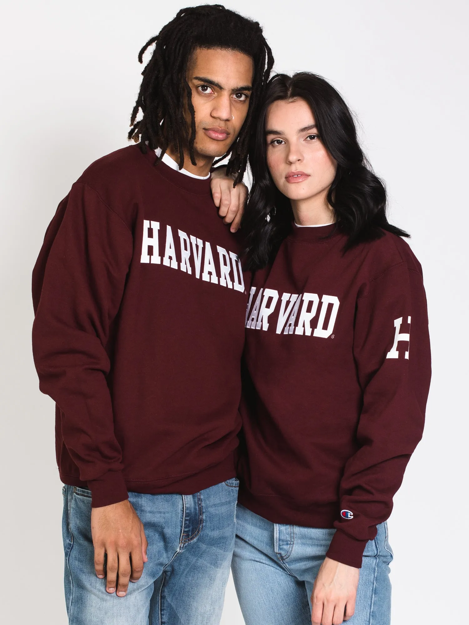 CHAMPION ECO POWERBLEND HARVARD UNIVERSITY CREWNECK SWEATER - CLEARANCE sold by Boathouse product image thumbnail 5