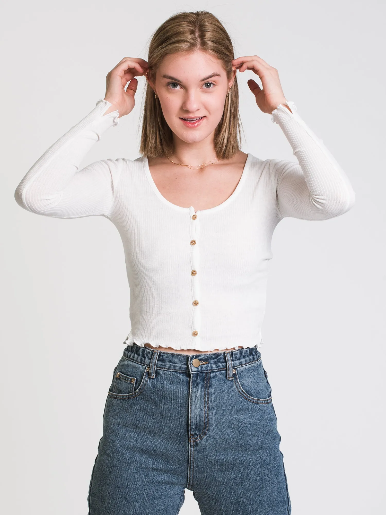 HARLOW PATRICIA SCOOP CARDIGAN - CLEARANCE sold by Boathouse product image thumbnail 4