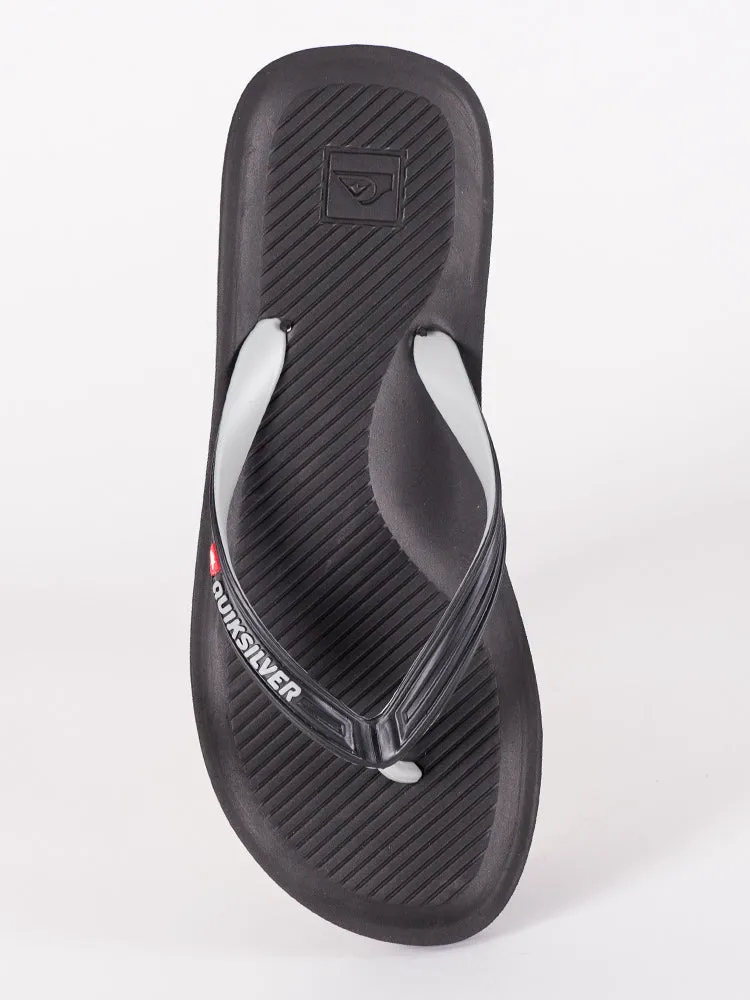 MENS QUIKSILVER HALEIWA BLACK/GREY/BLACK SANDALS - CLEARANCE sold by Boathouse product image thumbnail 3