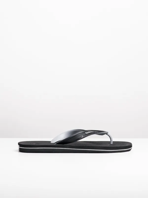 MENS QUIKSILVER HALEIWA BLACK/GREY/BLACK SANDALS - CLEARANCE made by Boathouse
