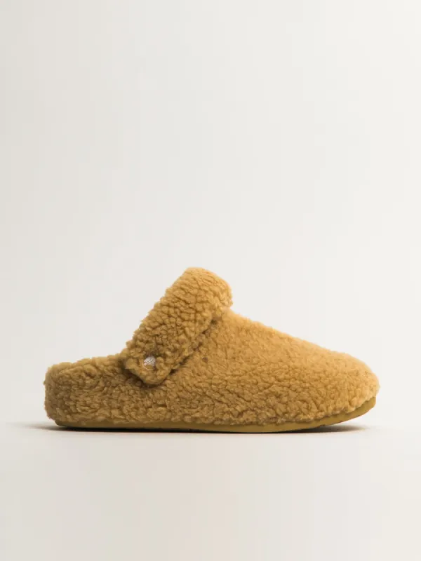 WOMENS CROCS CLASSIC COZZZY SLIPPER - WHEAT sold by Boathouse