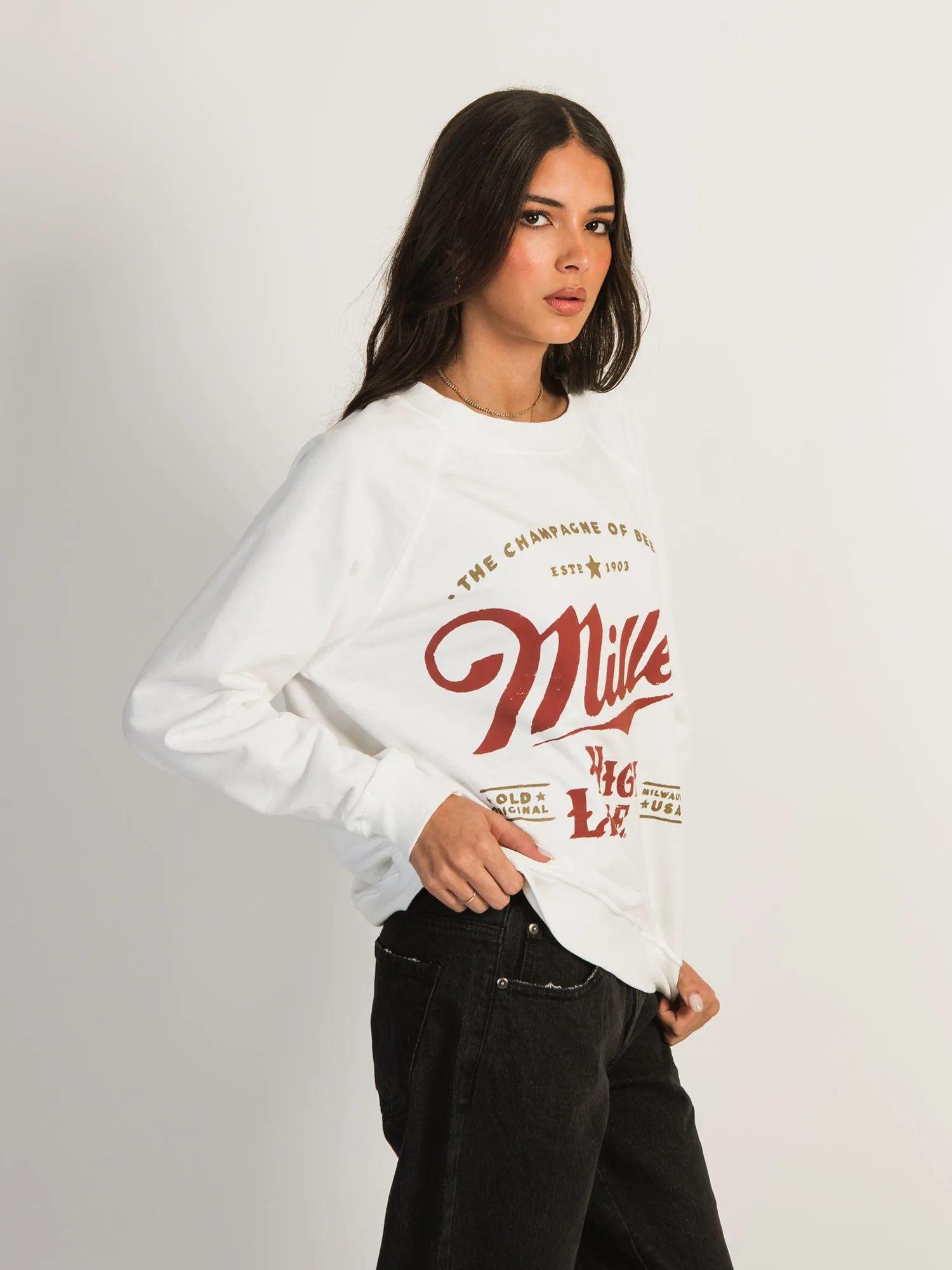 MILLER HIGH LIFE CREW FLEECE sold by Boathouse product image thumbnail 2