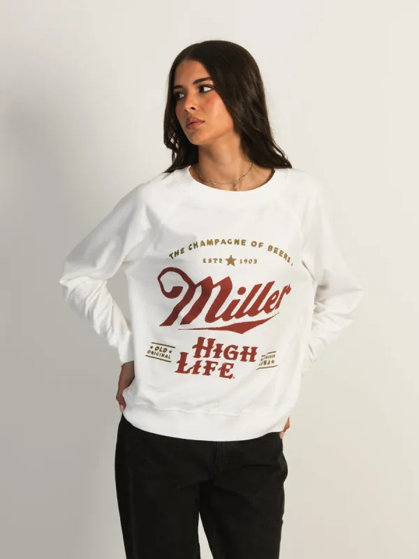 MILLER HIGH LIFE CREW FLEECE sold by Boathouse