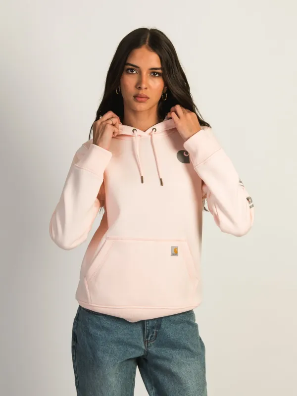 CARHARTT LOGO SLEEVE PULLOVER HOODIE sold by Boathouse
