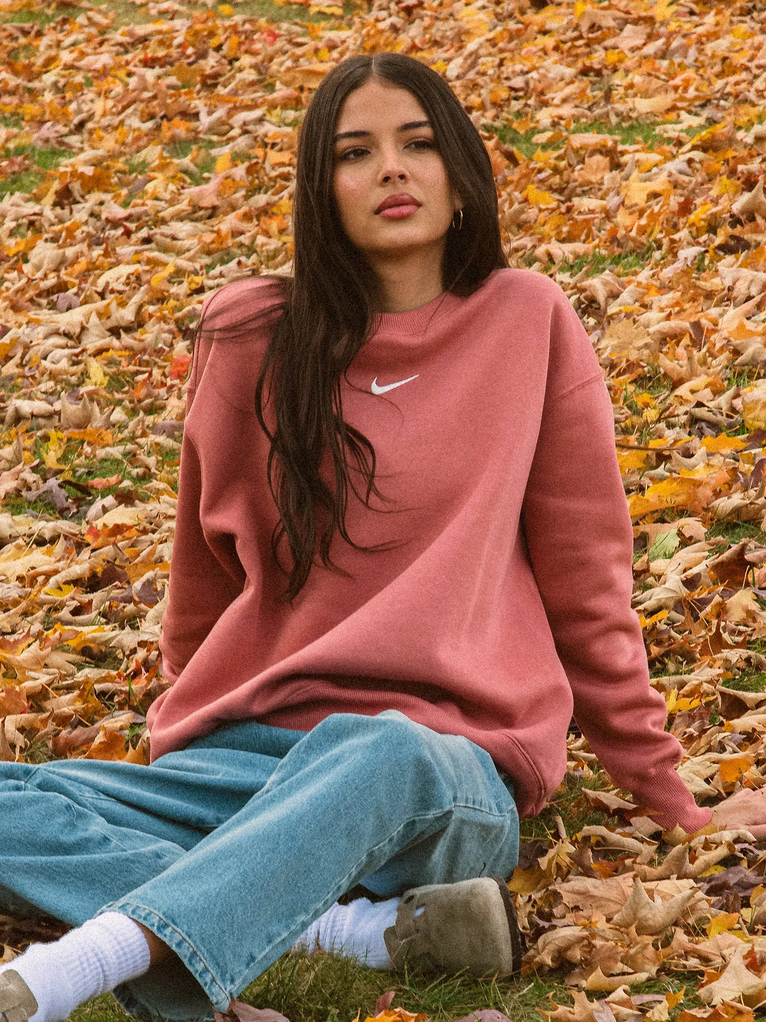 NIKE SPORTSWEAR PHOENIX FLEECE OVERSIZED CREWNECK sold by Boathouse