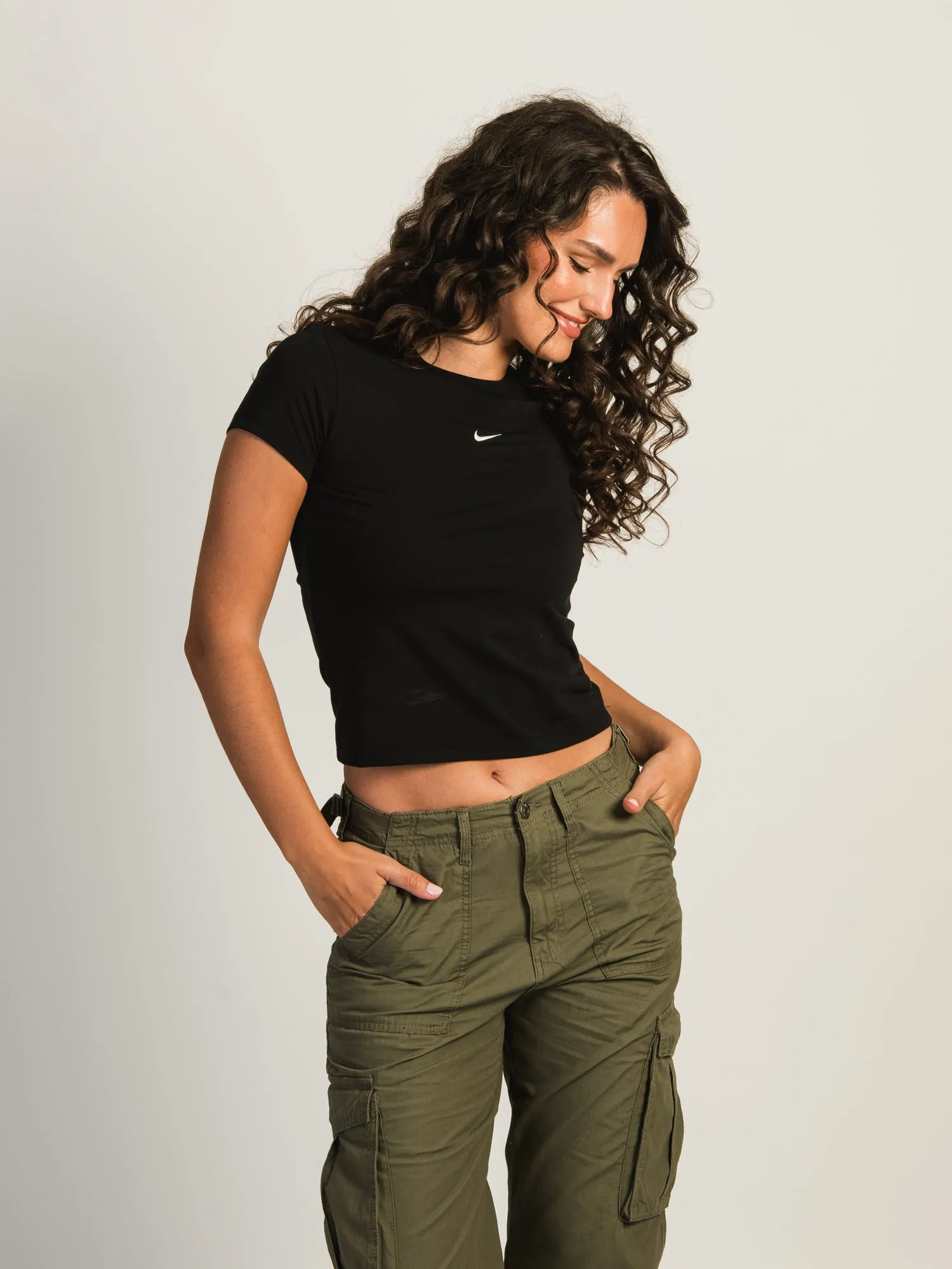 NIKE SPORTSWEAR MOD CROP T-SHIRT sold by Boathouse product image thumbnail 2