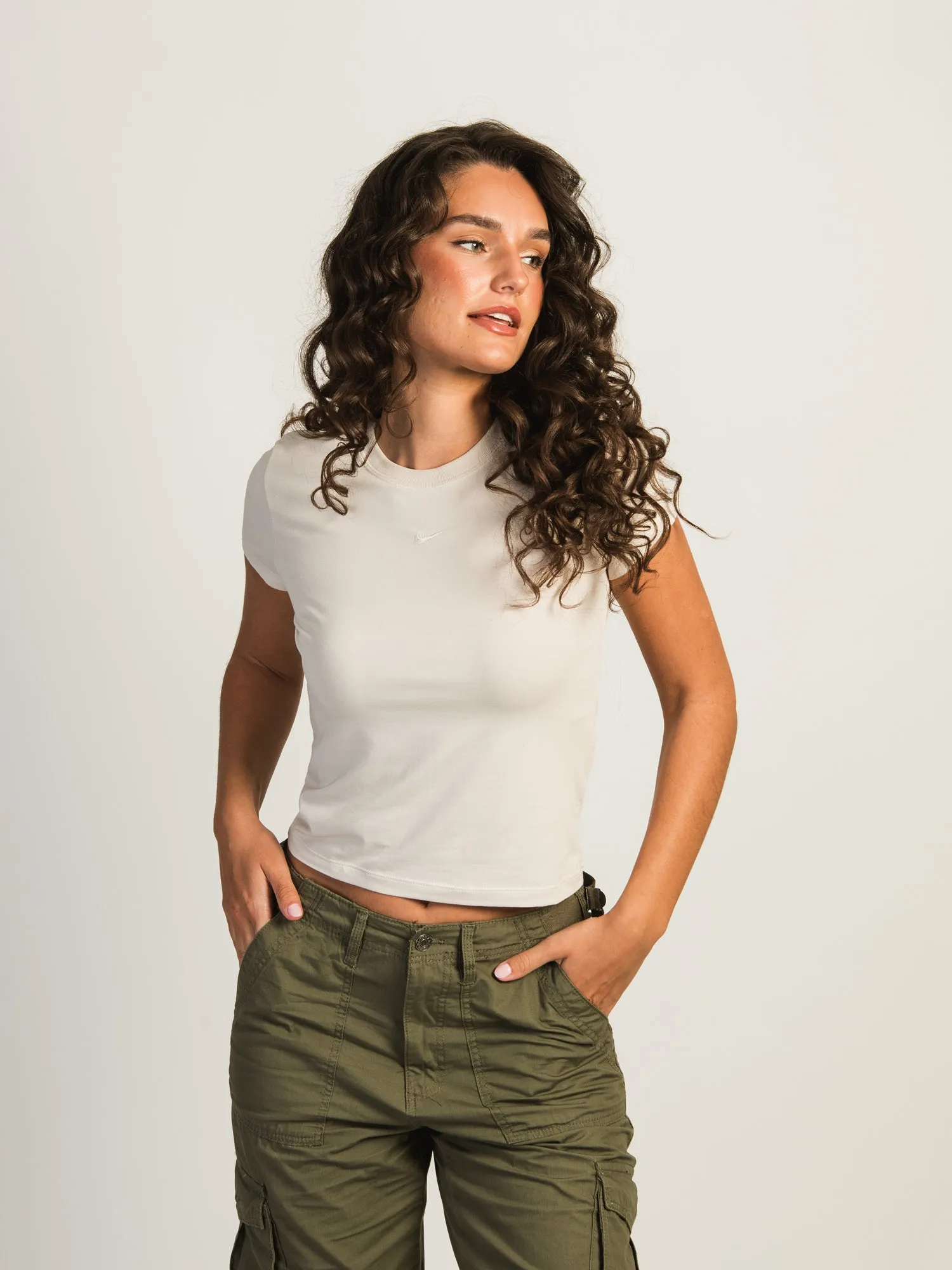 NIKE SPORTSWEAR MOD CROP T-SHIRT sold by Boathouse product image thumbnail 2