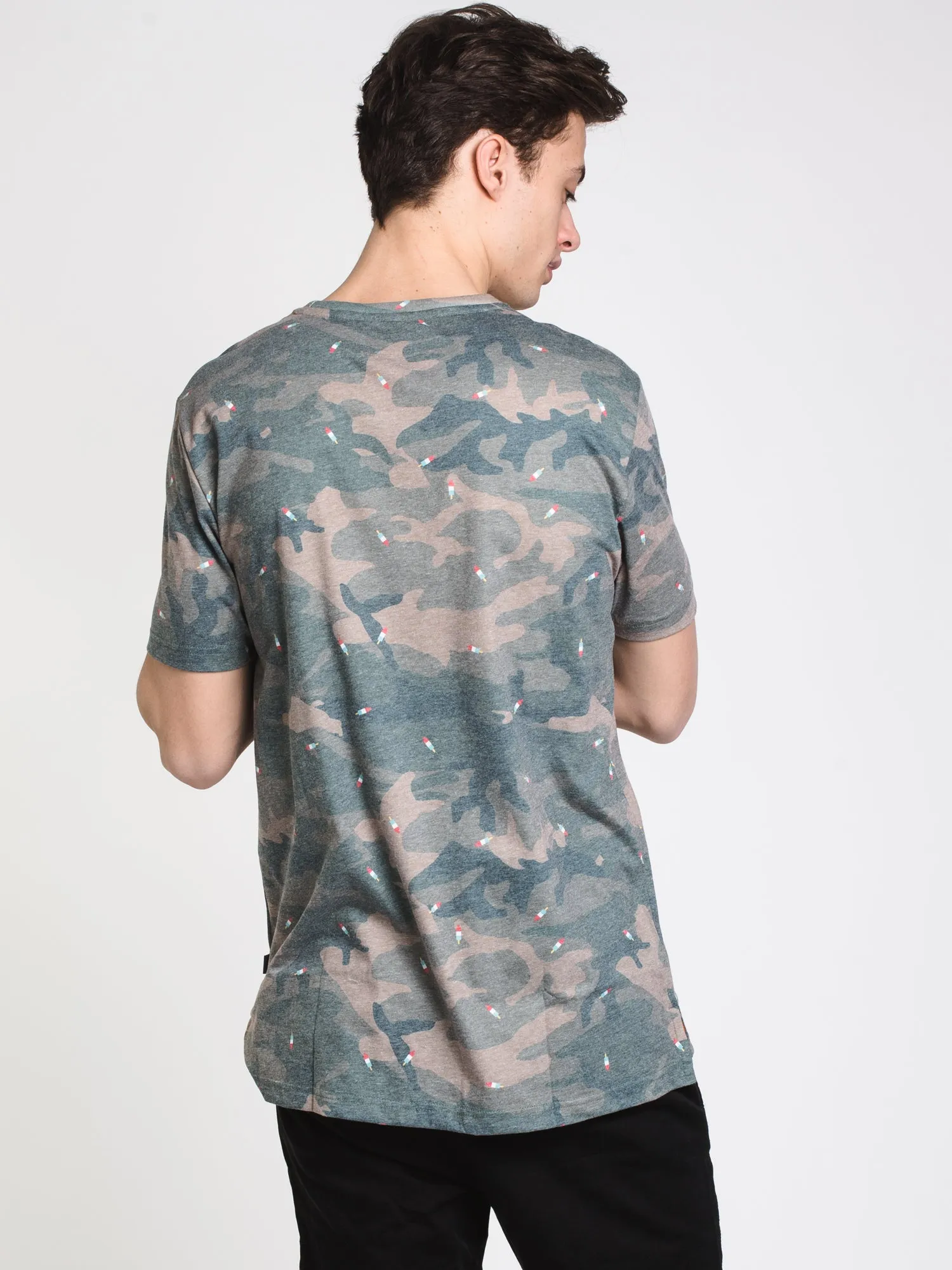 MENS NORTON DITSY PRINT T - COMBAT - CLEARANCE sold by Boathouse product image thumbnail 2