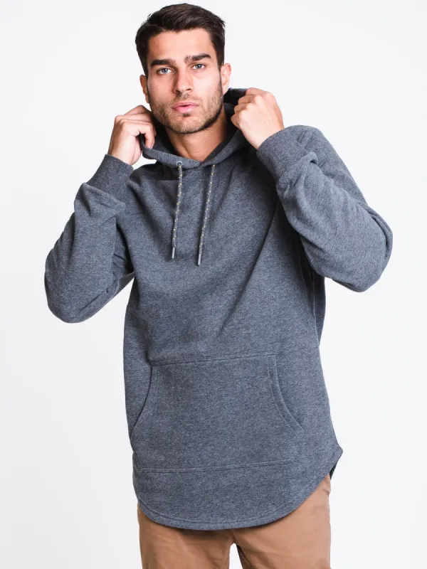MENS WASHED OUT LONGLINE HOODIE - CLEARANCE made by Boathouse