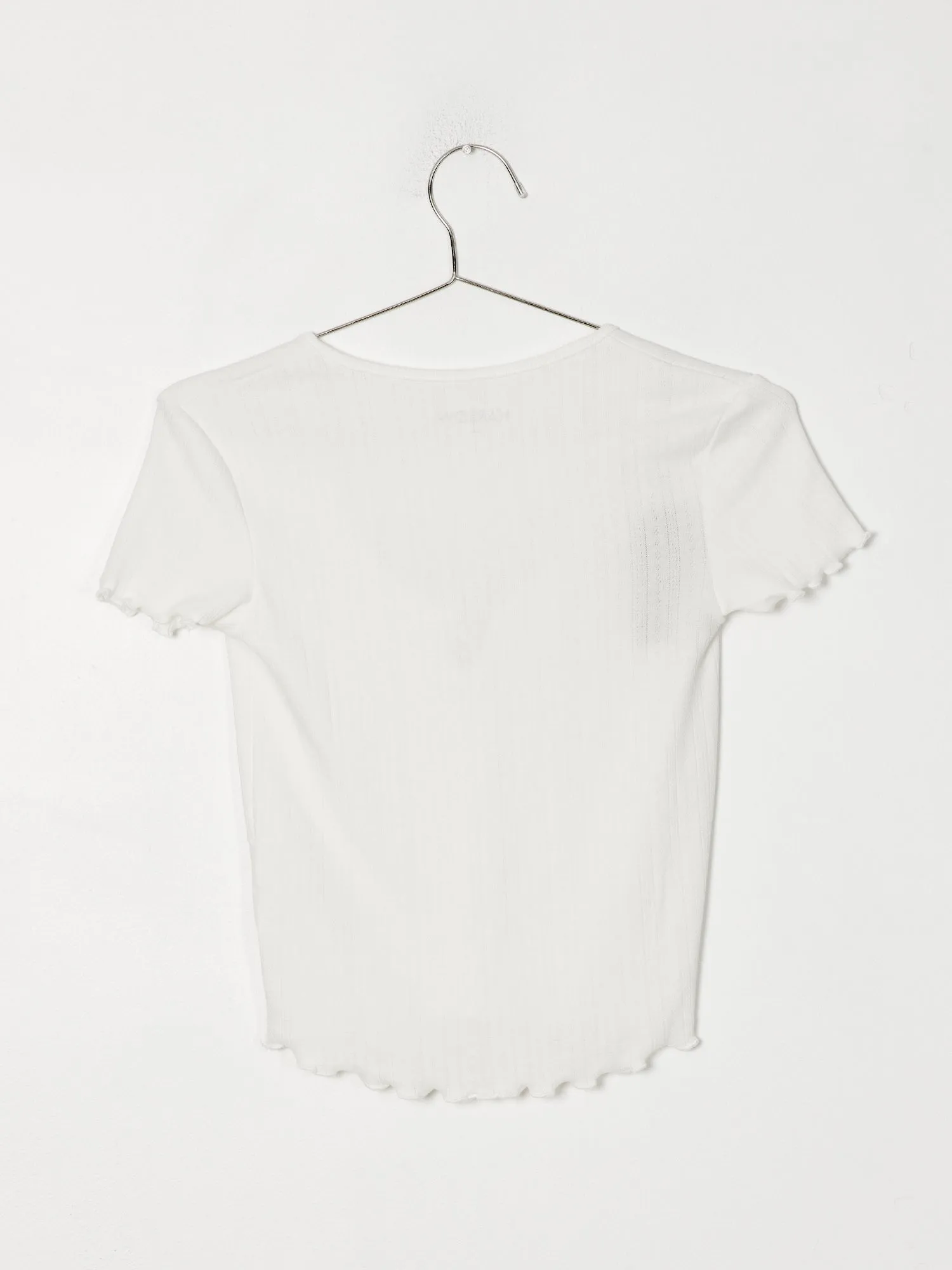 HARLOW POINTELLE SCOOP TEE - CLEARANCE sold by Boathouse product image thumbnail 5