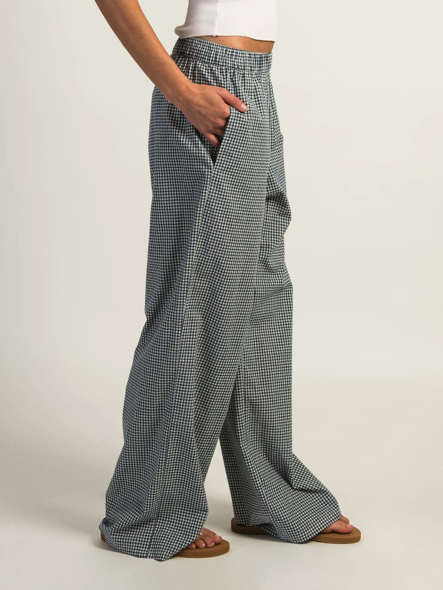 HARLOW TAYLOR PANT - NAVY/WHITE sold by Boathouse product image thumbnail 3
