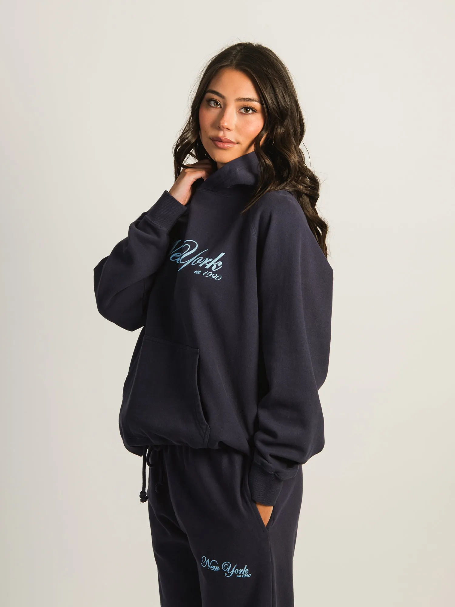 HARLOW CLOUD PRINT HOODIE - NEW YORK sold by Boathouse product image thumbnail 2