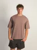 BOXY FIT TEE - BURGUNDY sold by Boathouse