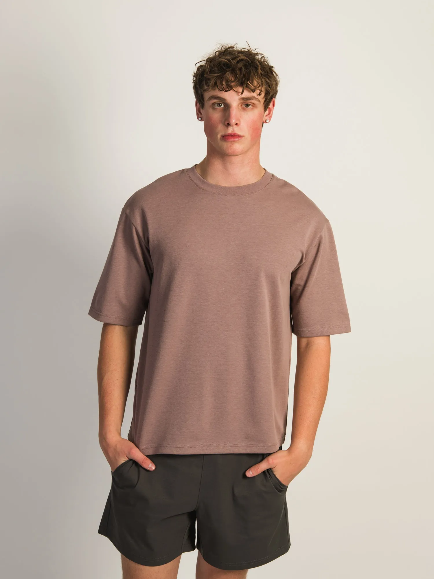 BOXY FIT TEE - BURGUNDY sold by Boathouse