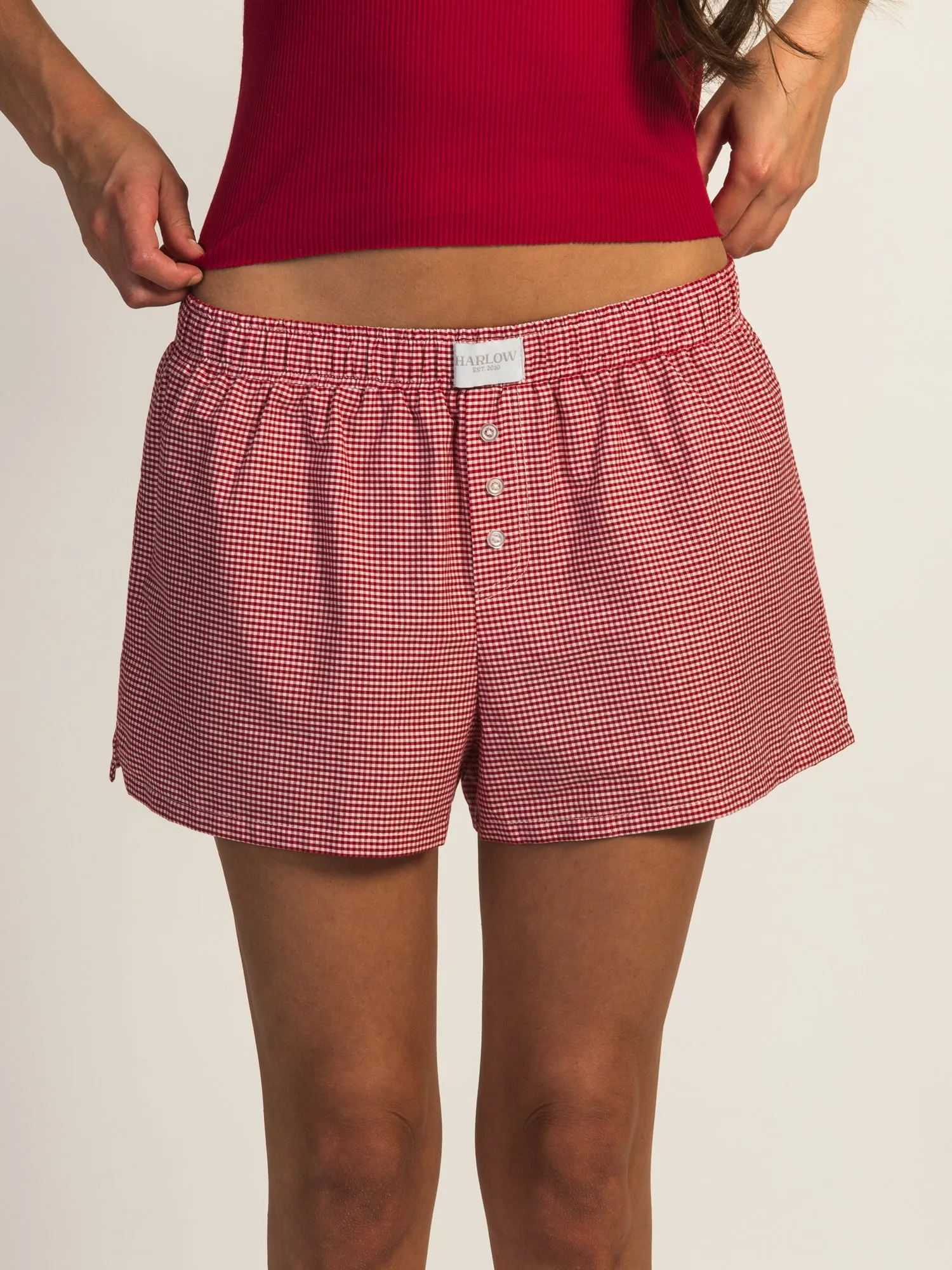 HARLOW TAYLOR BOXER SHORT - RED/WHITE sold by Boathouse product image thumbnail 2