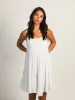 HARLOW HARLOW TIERED LINED DRESS - WHITE sold by Boathouse