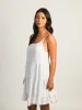 HARLOW HARLOW TIERED LINED DRESS - WHITE sold by Boathouse