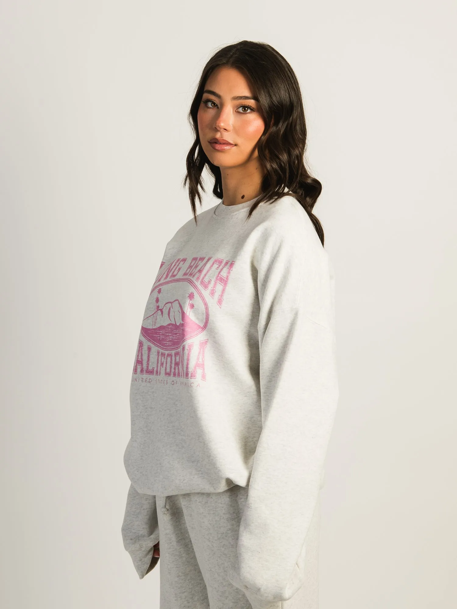 HARLOW MICHELLE PRINT CREWNECK - LONG BEACH sold by Boathouse product image thumbnail 2