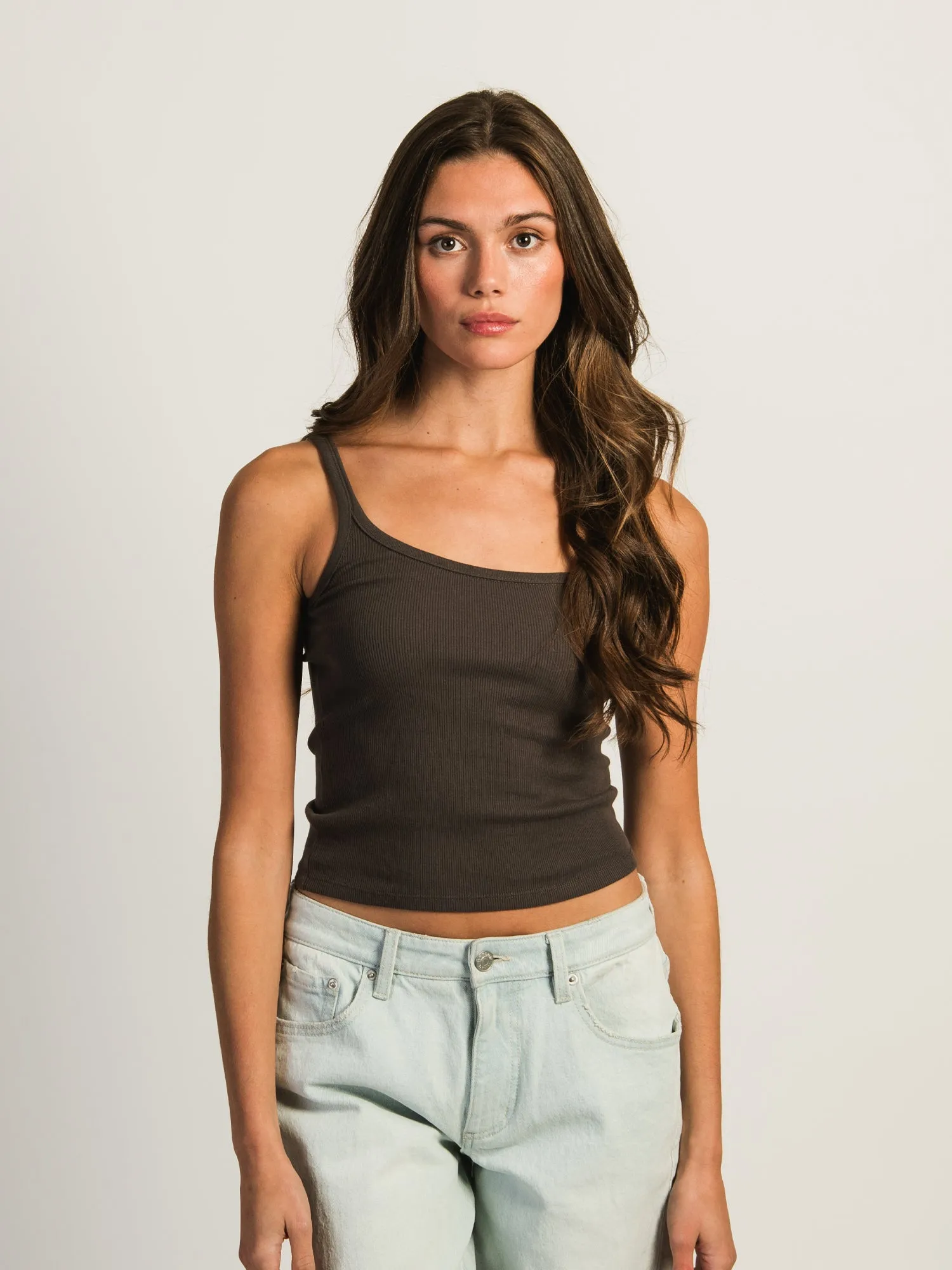 HARLOW ESSENTIAL RIBBED TANK sold by Boathouse