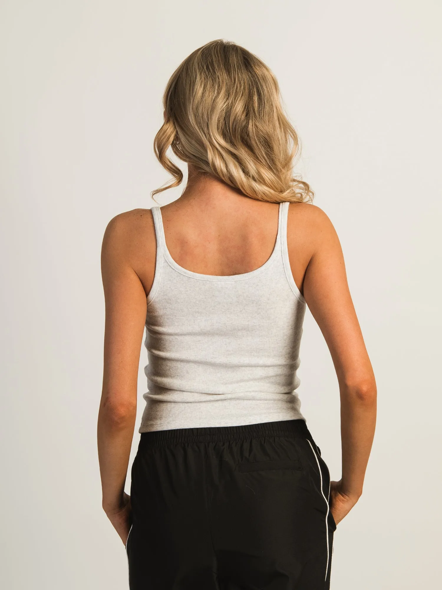 HARLOW ESSENTIAL RIBBED MELANGE TANK sold by Boathouse product image thumbnail 3