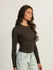 HARLOW ESSENTIAL LONG SLEEVE CREWNECK sold by Boathouse