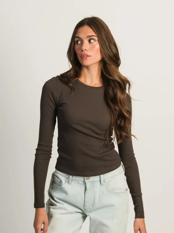 HARLOW ESSENTIAL LONG SLEEVE CREWNECK sold by Boathouse